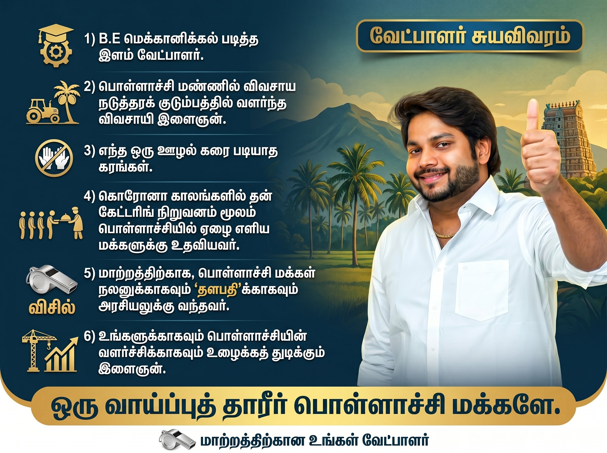 ராமநாதன் வேட்பாளர் சுயவிவரம் — Candidate Profile